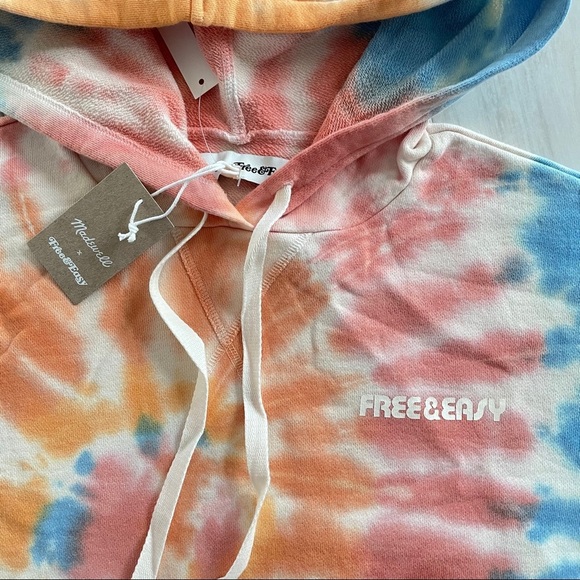 NWT madewell x free & easy tie-dye hoodie - Picture 5 of 6